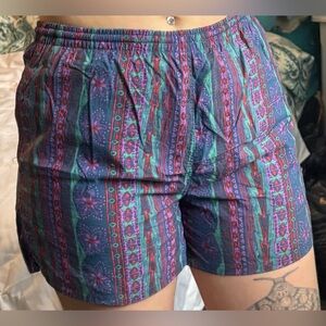Colorful Patterned Women's Shorts